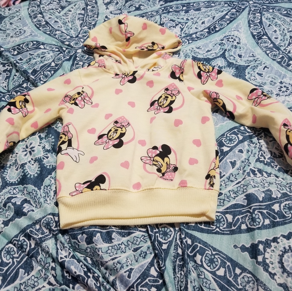 Baby girl mini mouse hoodie